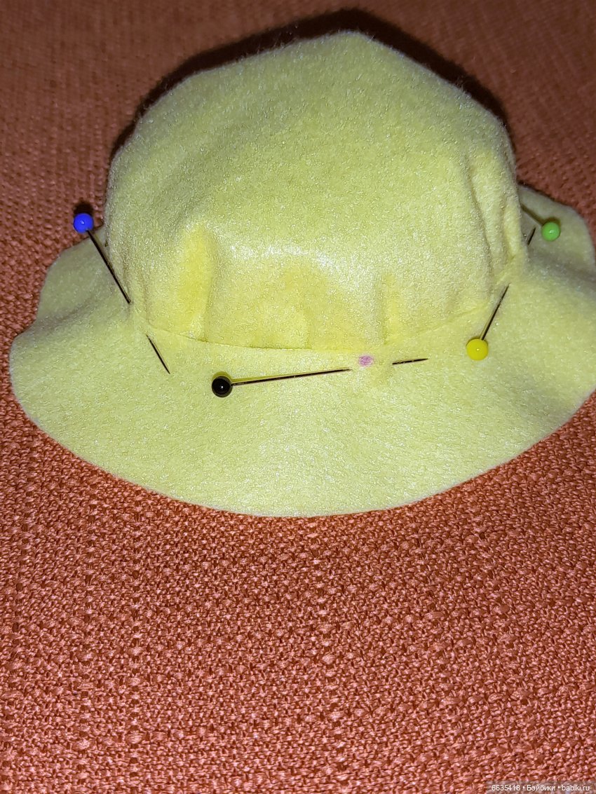 Мастер класс: шляпка для игрушки из ватного папье-маше