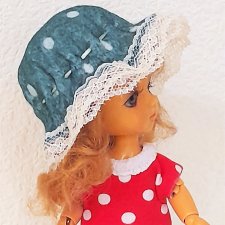 МК «Шляпка  из фетра с неотрезными полями для кукол»