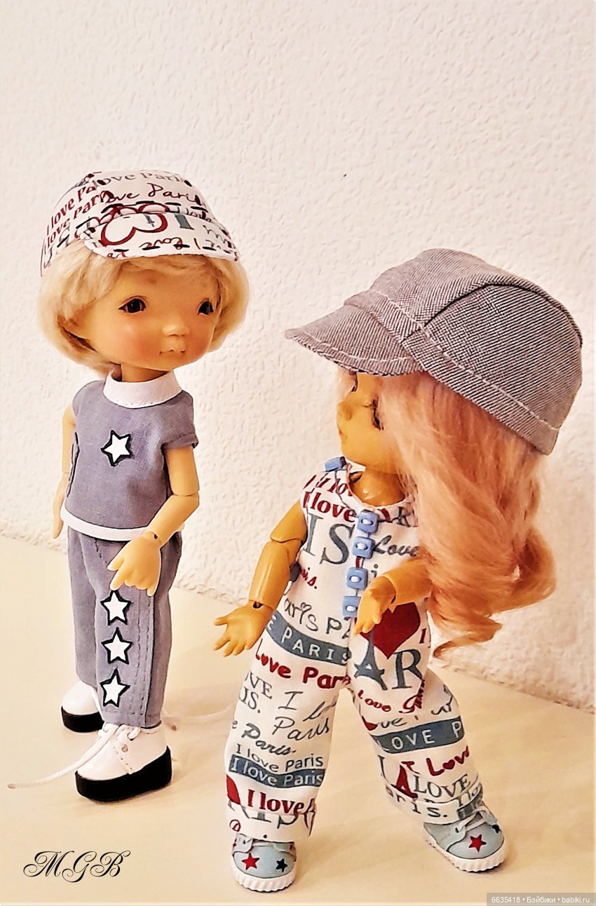 Три модели кепок для моих кукол (фото 5)