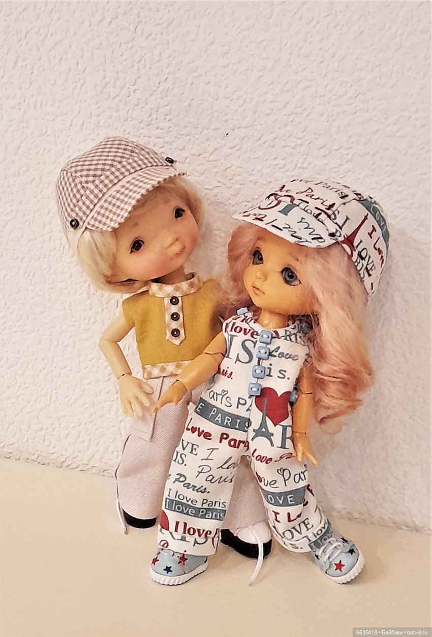 Три модели кепок для моих кукол (фото 9)