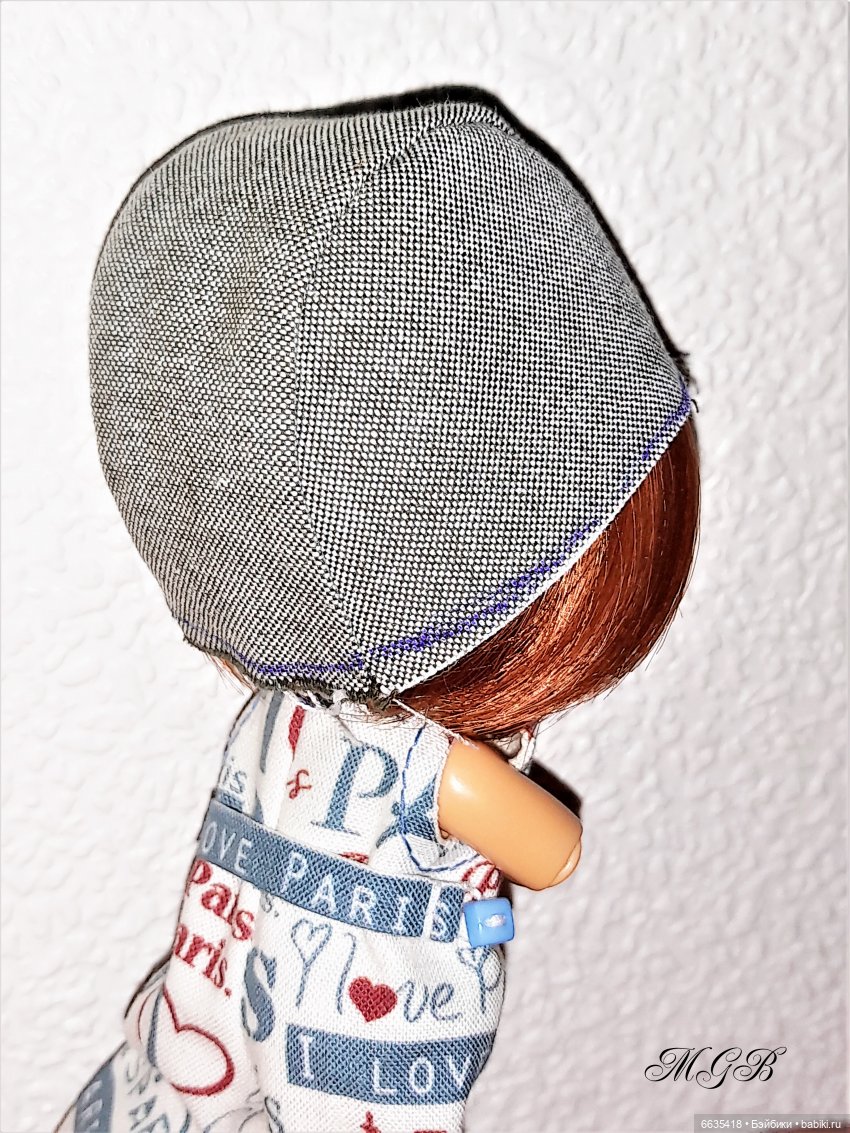 МК «Шьём кепки для кукол небольшого формата» | Бэйбики МК «Шьём кепки для кукол небольшого формата» (фото 10)