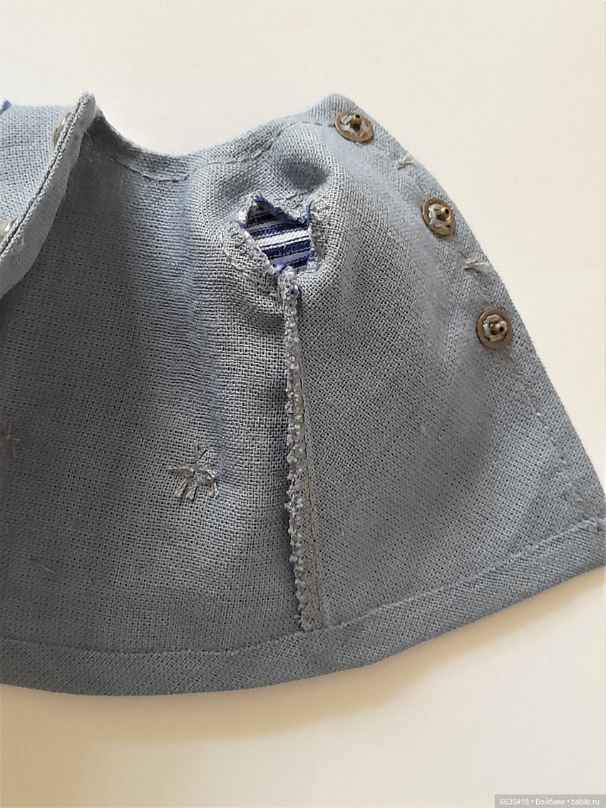 Подкладка в кукольной одежде