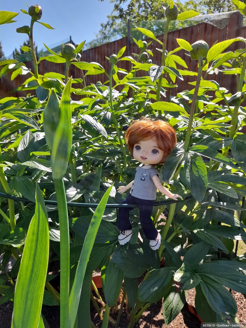 Как Антон и Филипп гуляли в саду