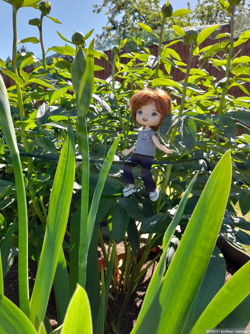 Как Антон и Филипп гуляли в саду