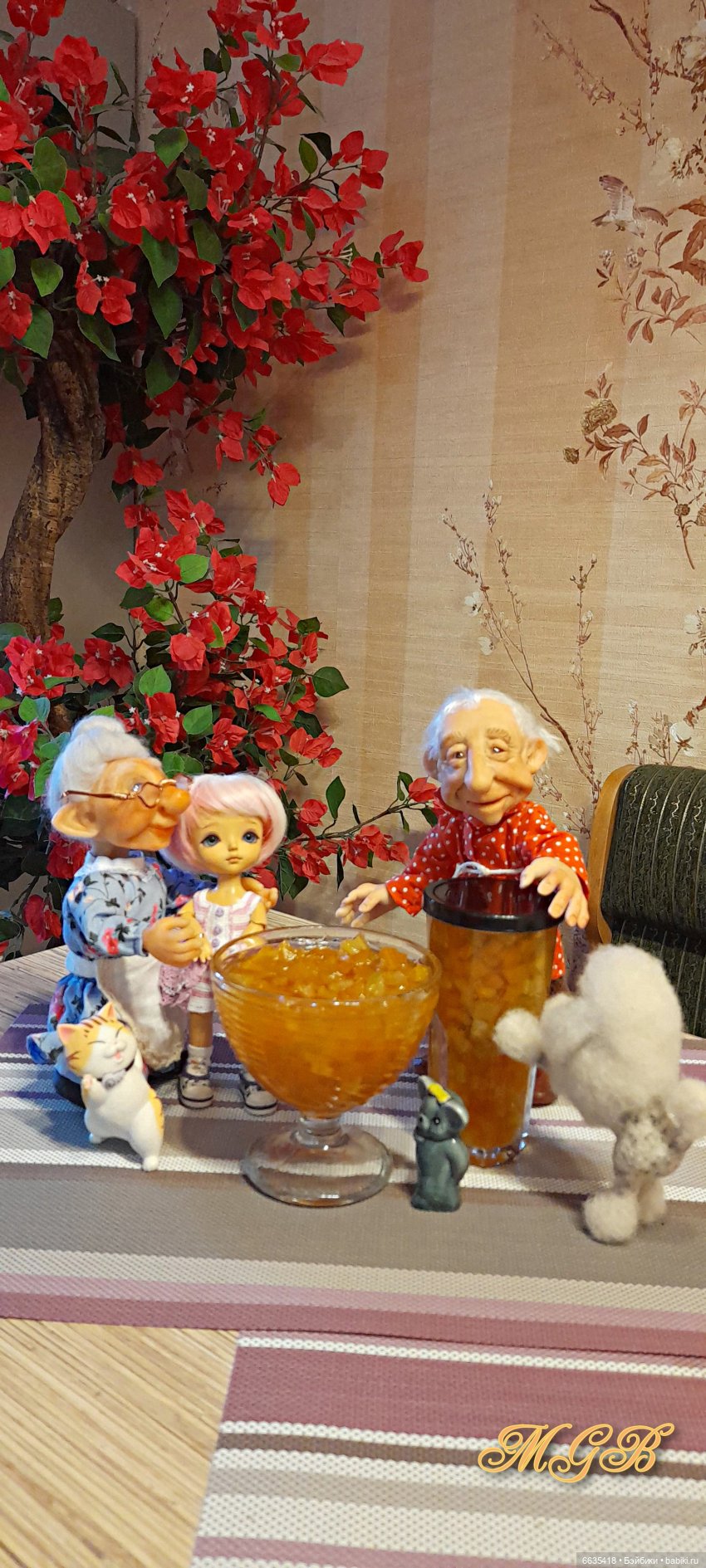 Сюжет одного летнего дня. Часть 3 «Рози угощает вареньем »