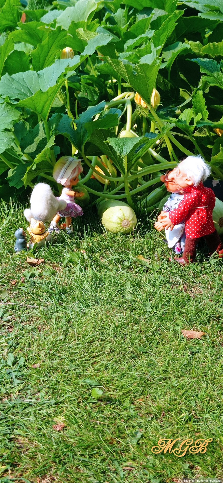 Сюжет одного летнего дня. Часть 1 «Кабачки, тыква и наша дружная команда»