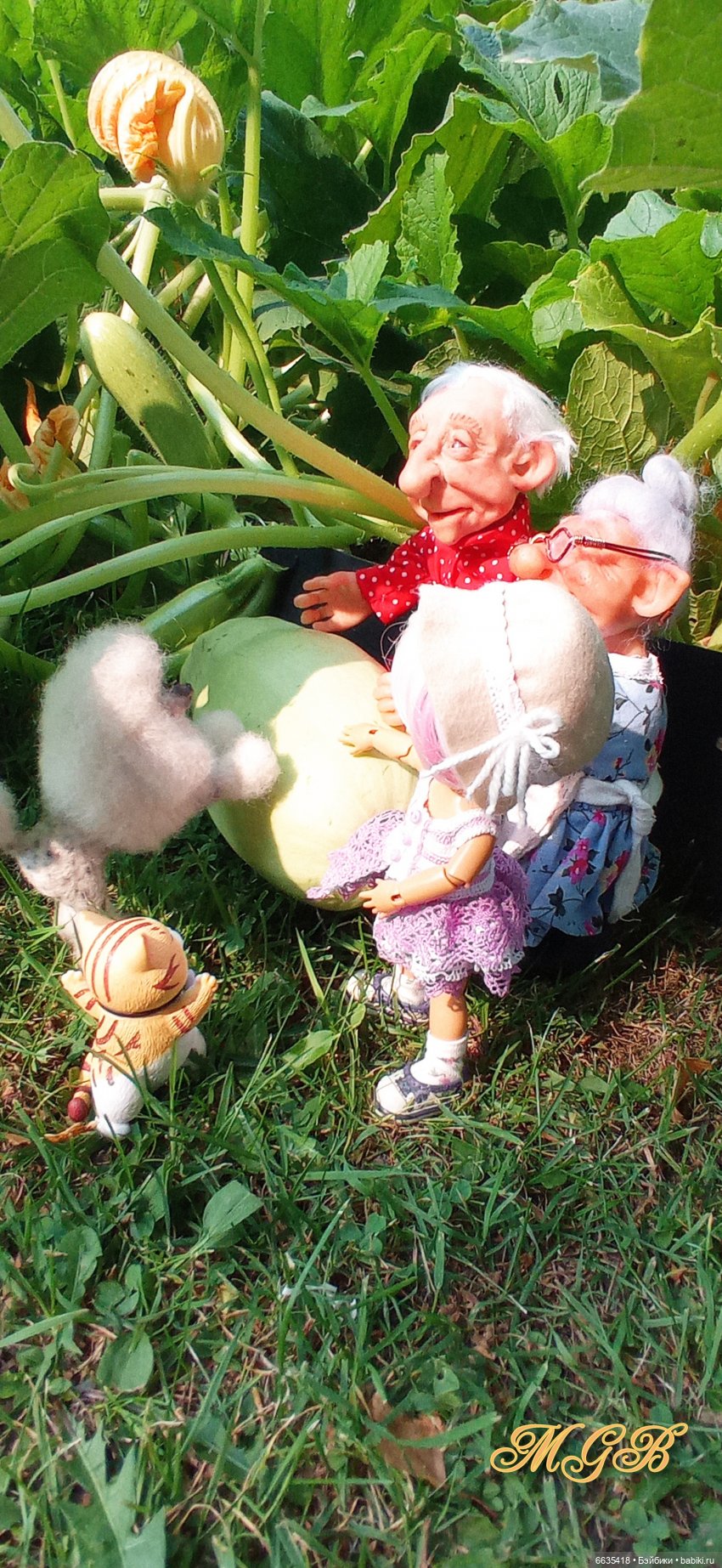 Сюжет одного летнего дня. Часть 1 «Кабачки, тыква и наша дружная команда»