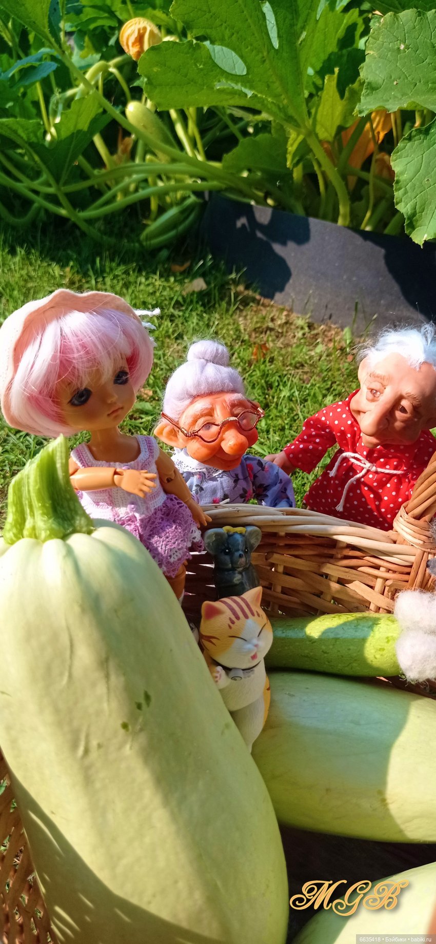 Сюжет одного летнего дня. Часть 1 «Кабачки, тыква и наша дружная команда»