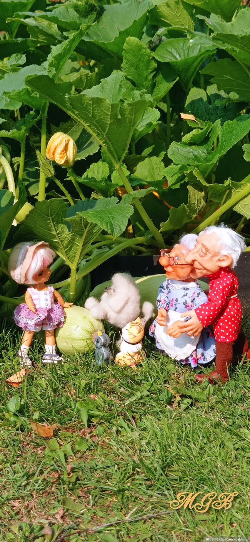 Сюжет одного летнего дня. Часть 1 «Кабачки, тыква и наша дружная команда» (фото 8)