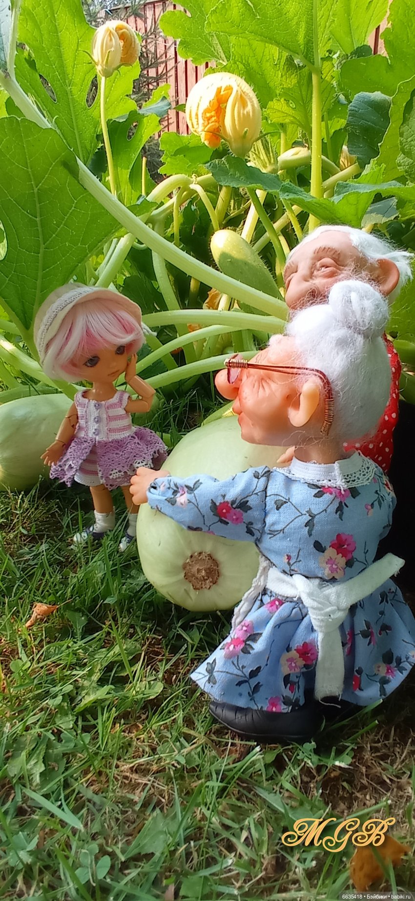 Сюжет одного летнего дня. Часть 1 «Кабачки, тыква и наша дружная команда»