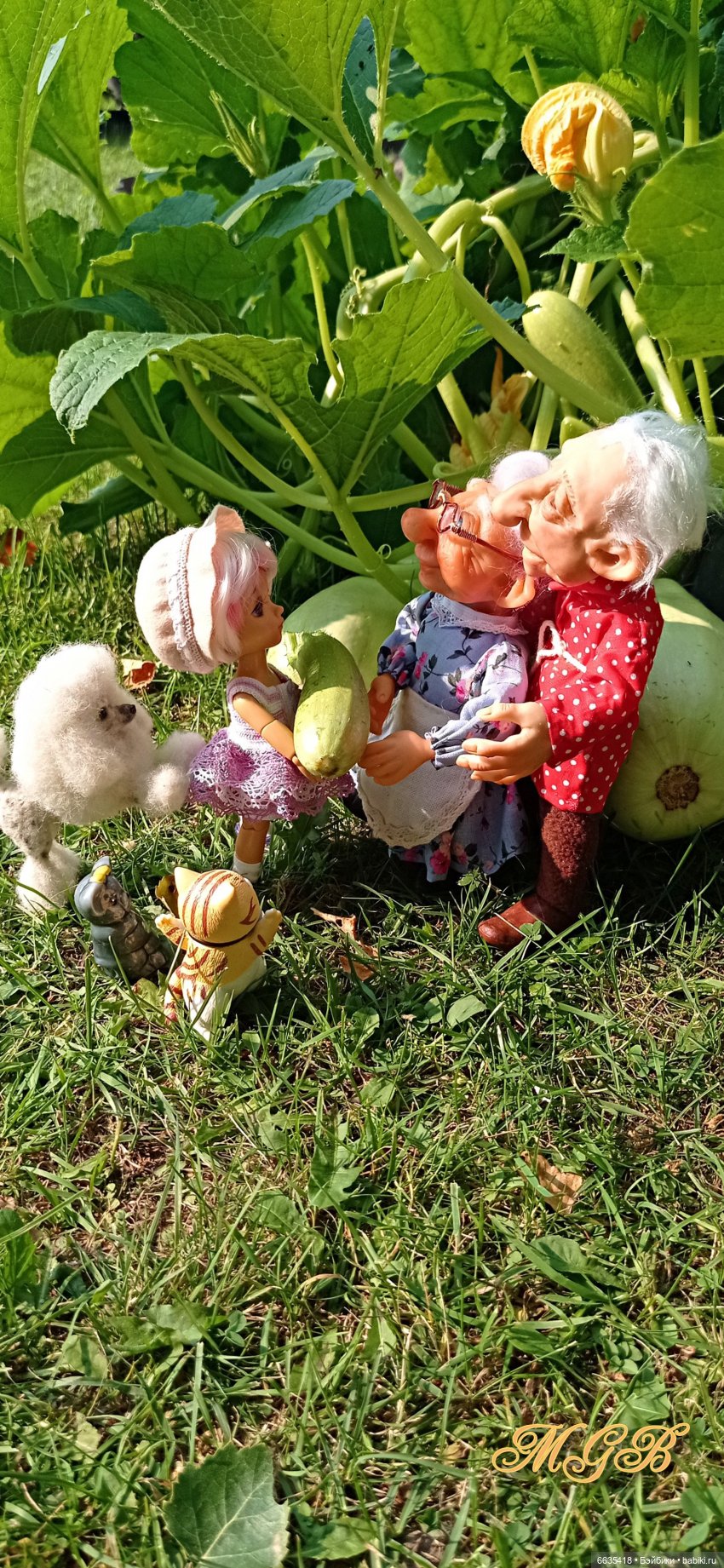 Сюжет одного летнего дня. Часть 1 «Кабачки, тыква и наша дружная команда»