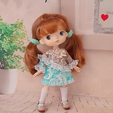 МК «Одна из методик пошива изделий для кукол с использованием тканей-компаньонов»