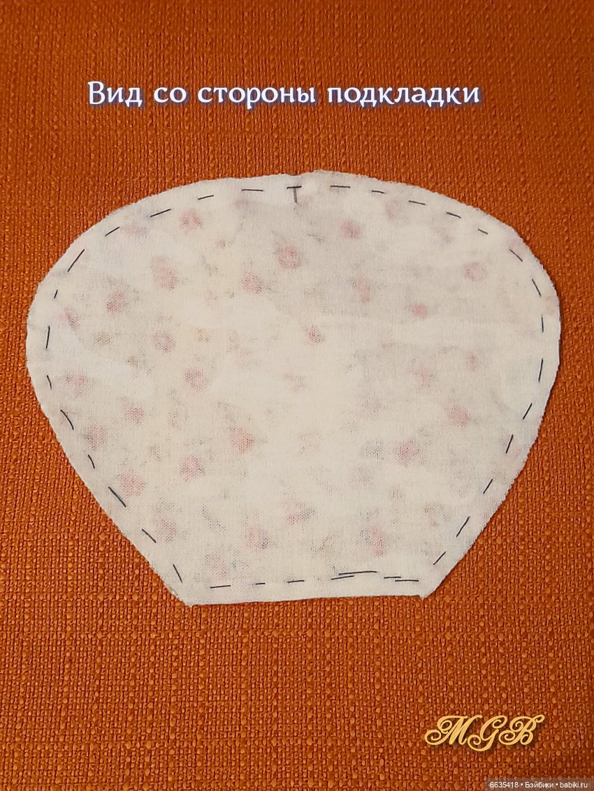МК «Шьём чепец для куклы» (фото 6)