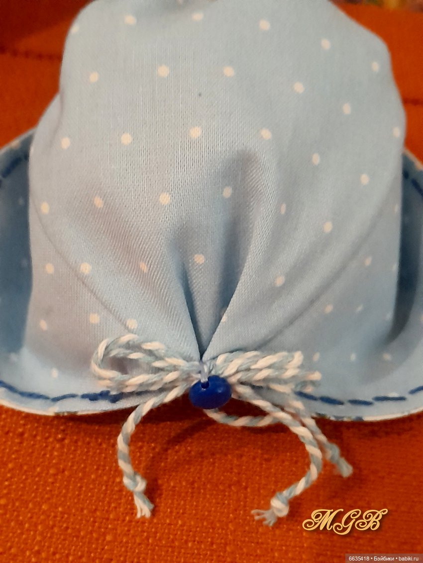 МК «Шьём чепец для куклы»