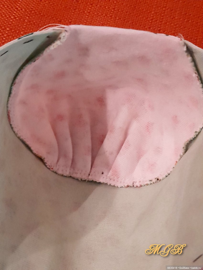 МК «Шьём чепец для куклы»