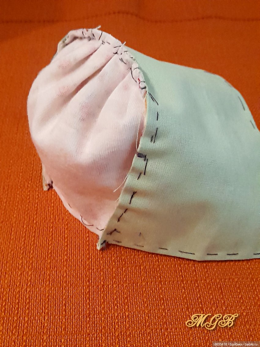 МК «Шьём чепец для куклы»