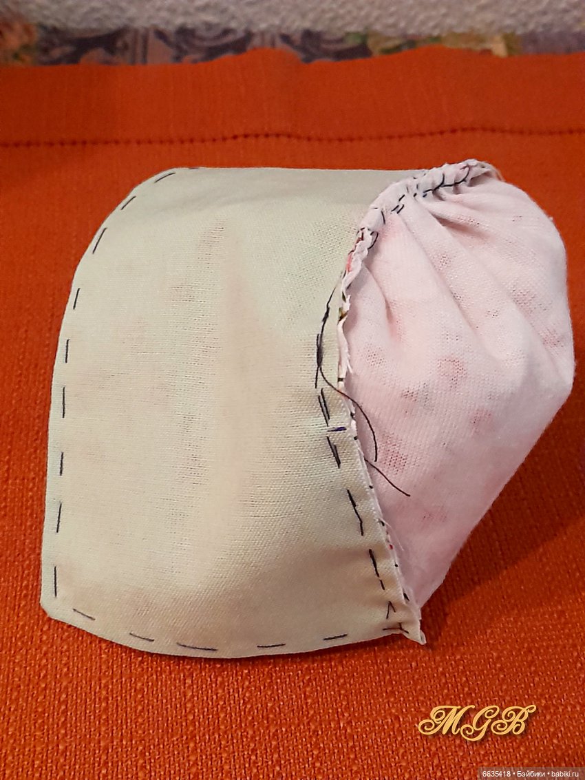 МК «Шьём чепец для куклы»