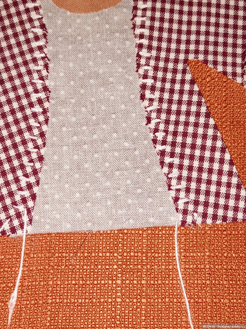 МК «Аппликация и декоративные швы при пошиве изделий для кукол с использованием тканей-компаньонов» (фото 9)