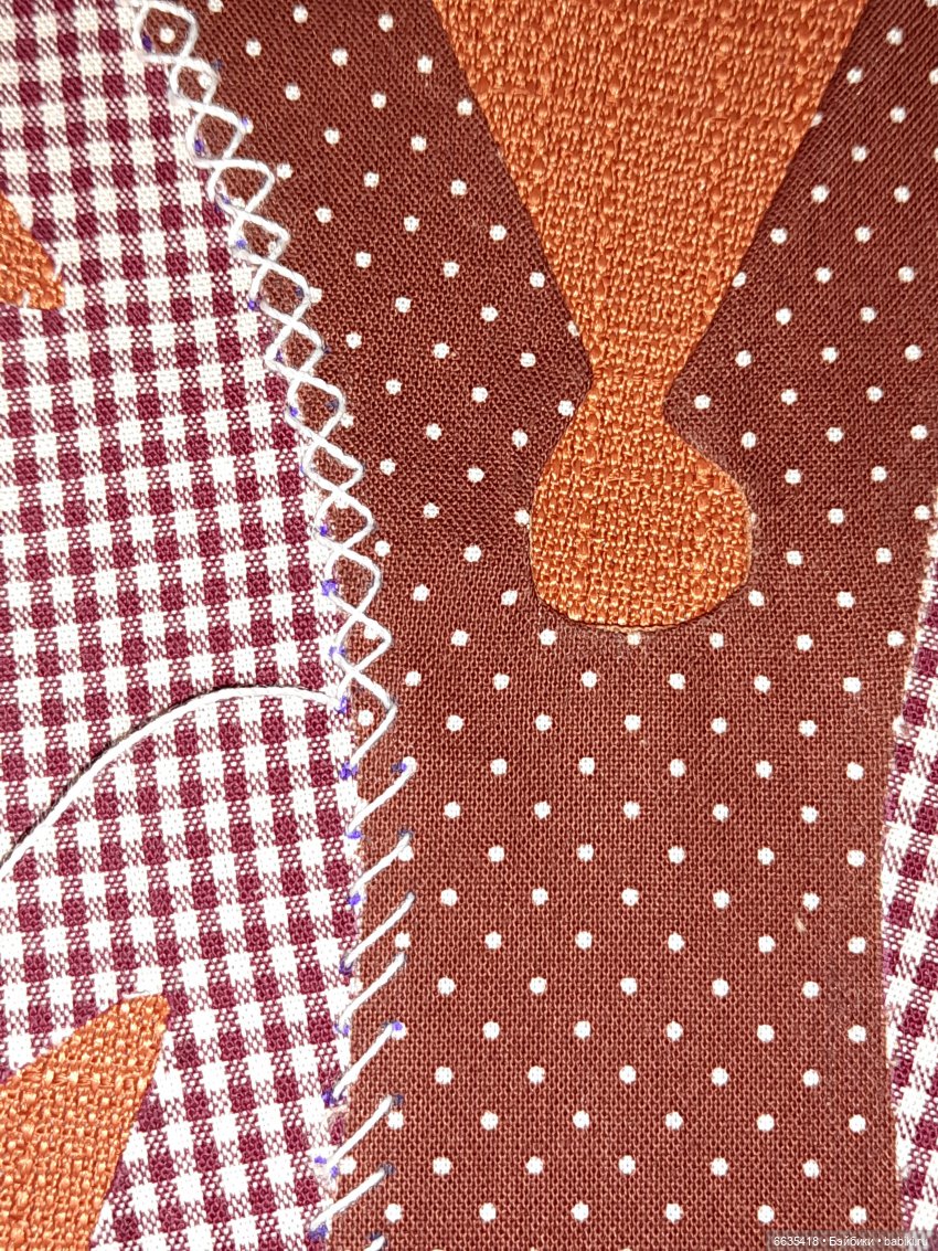 МК «Аппликация и декоративные швы при пошиве изделий для кукол с использованием тканей-компаньонов» (фото 8)