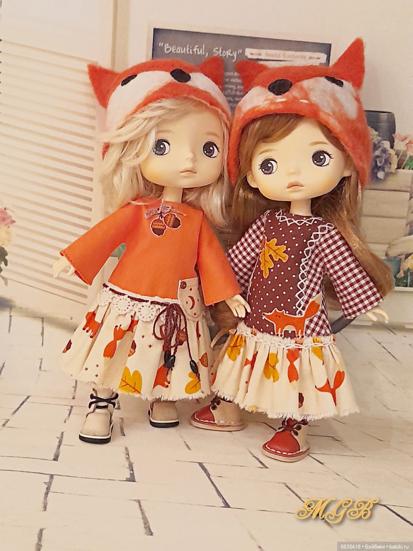 Лисички - сестрички — Одежда и обувь для кукол своими руками: фото (фото 2)