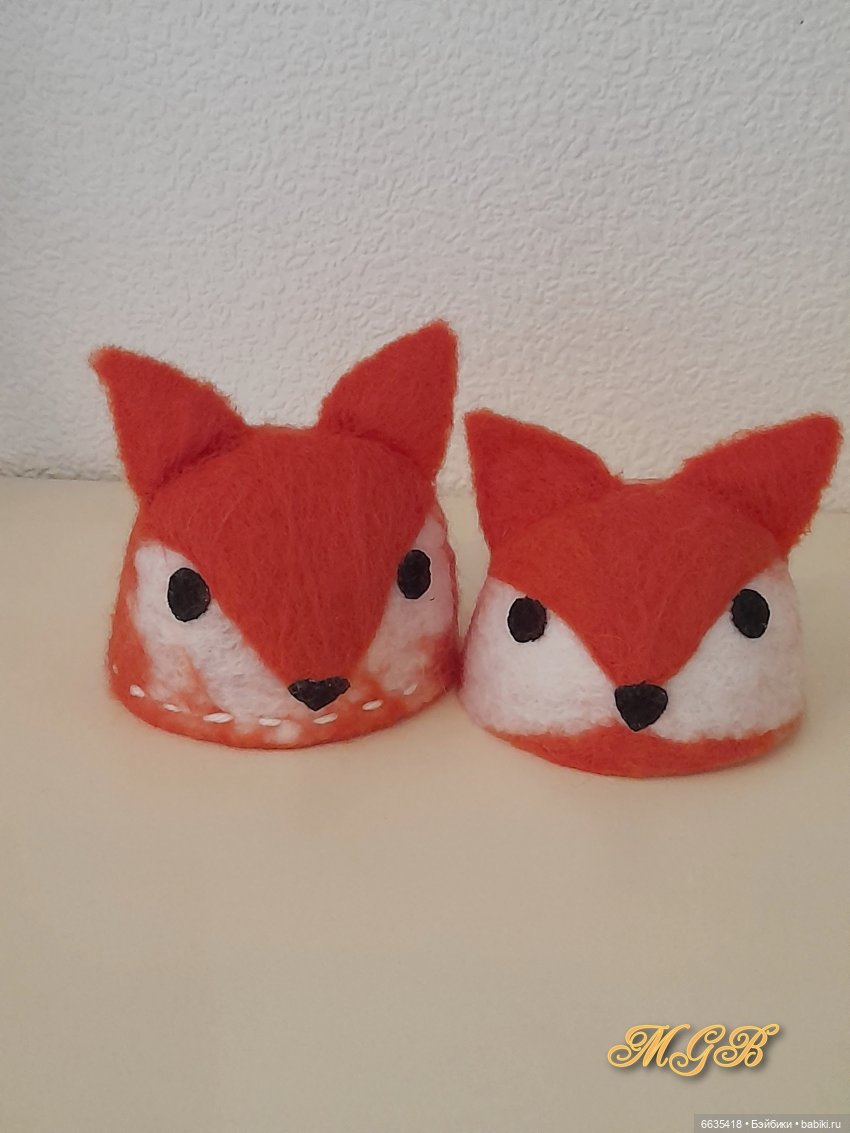 МК «Шапочка лисы для кукол, выполненная методом мокрого валяния шерсти» Часть 1 «Шапочка лисы с приваленными ушками»