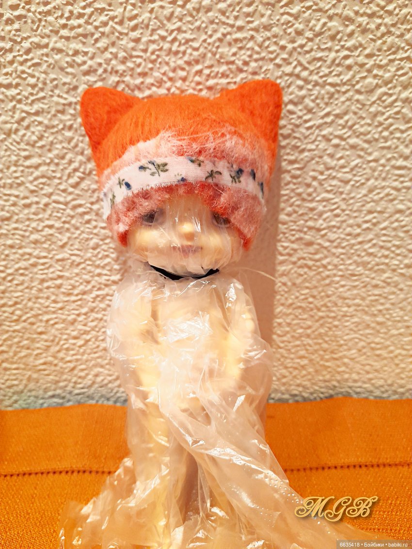 МК «Шапочка лисы для кукол, выполненная методом мокрого валяния шерсти» Часть 3 «Как скорректировать размер и форму уже