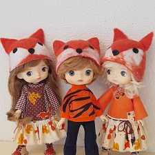 МК «Шапочка лисы для кукол, выполненная  методом  мокрого валяния шерсти» Часть 3 «Как скорректировать размер и форму  уже существующей шапочки»