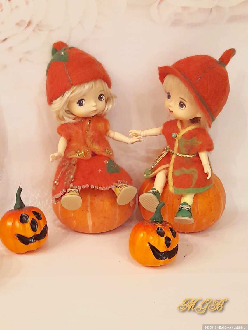 Девочки –тыковки — Одежда и обувь для кукол своими руками: фото