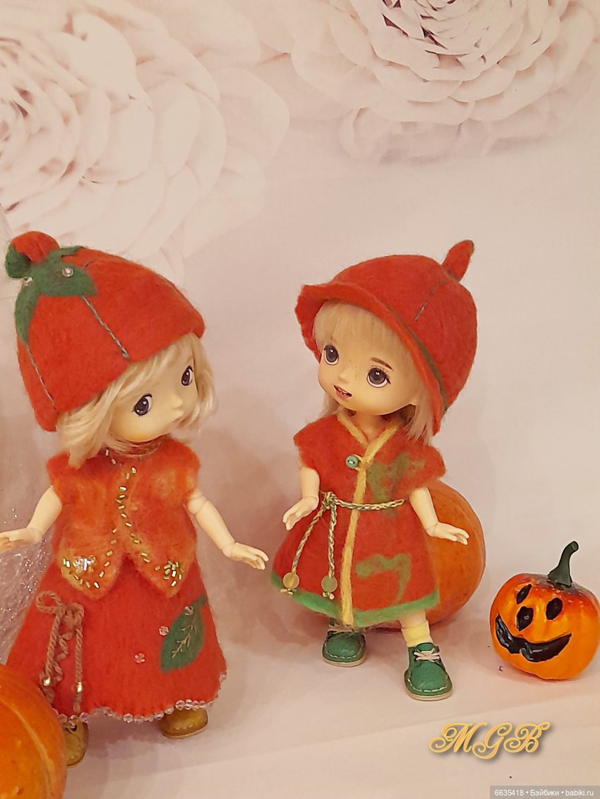 Девочки –тыковки — Одежда и обувь для кукол своими руками: фото (фото 6)