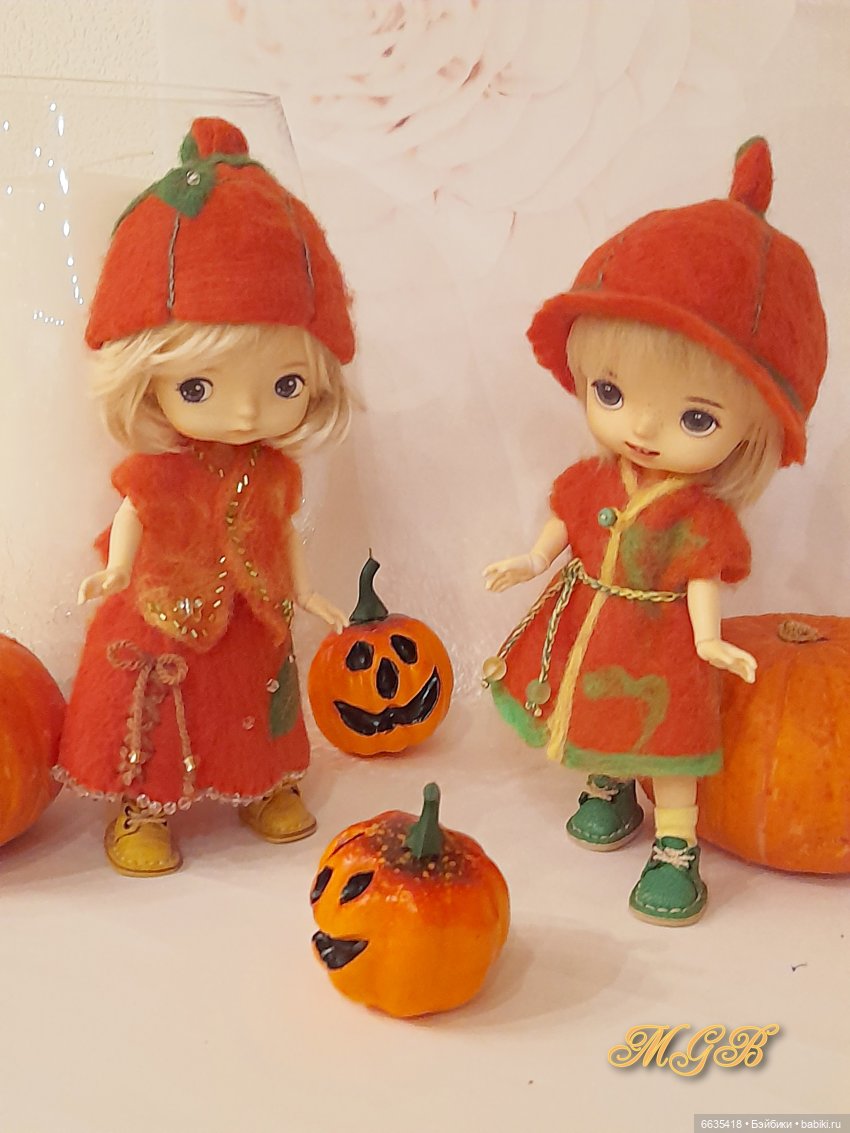 Девочки –тыковки — Одежда и обувь для кукол своими руками: фото