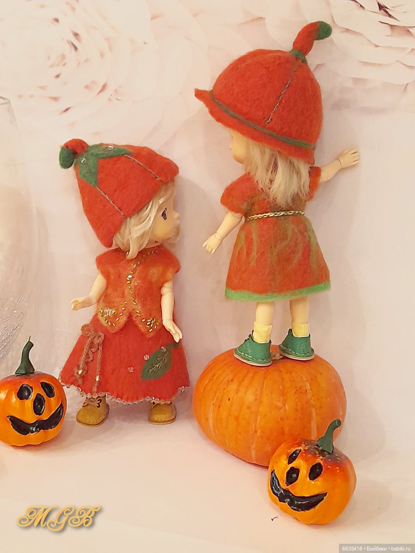 Девочки –тыковки — Одежда и обувь для кукол своими руками: фото