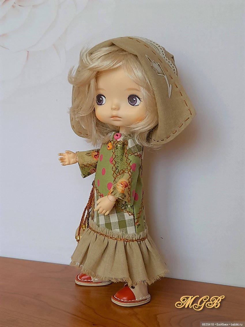 Лоскутная одежда в гардеробе моих кукол