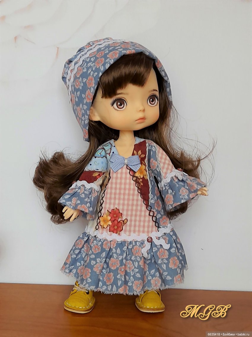 Лоскутная одежда в гардеробе моих кукол