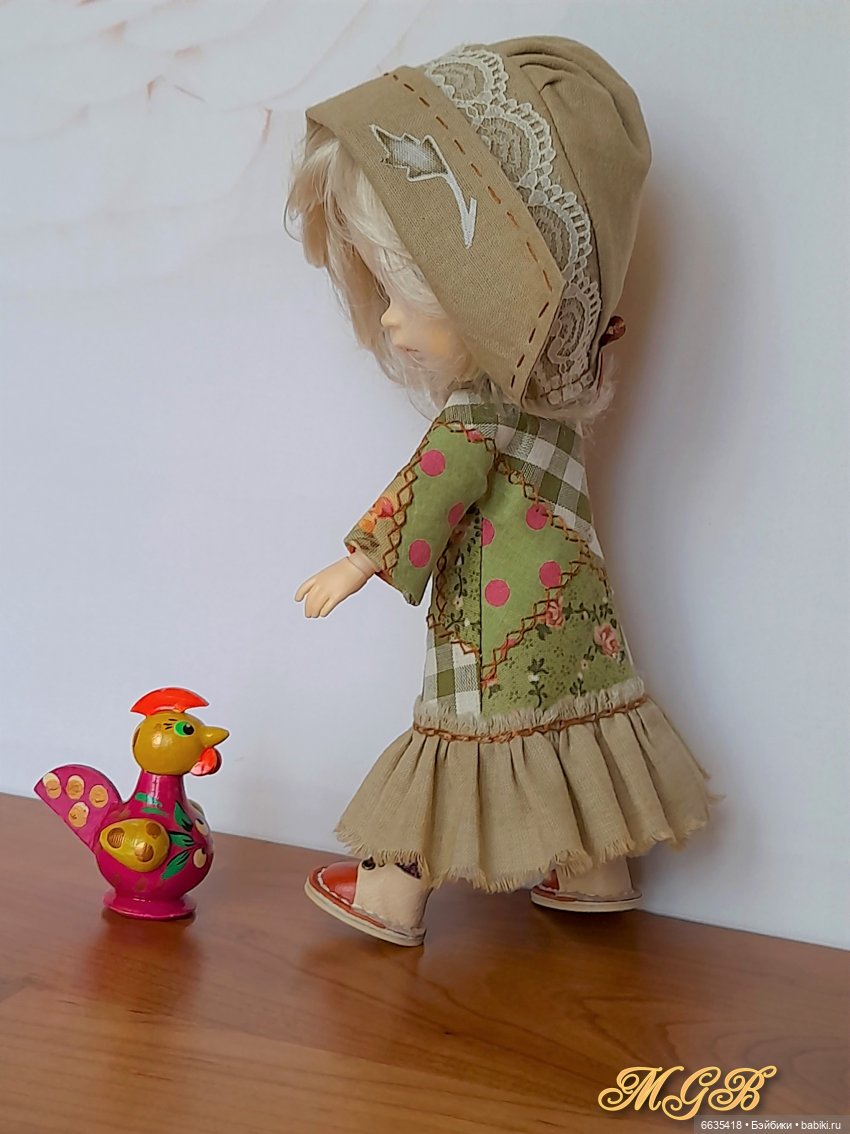 Лоскутная одежда в гардеробе моих кукол