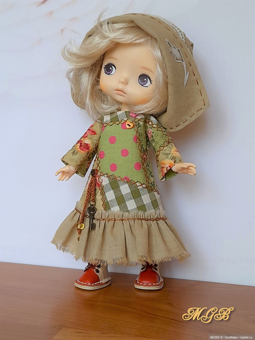 Лоскутная одежда в гардеробе моих кукол
