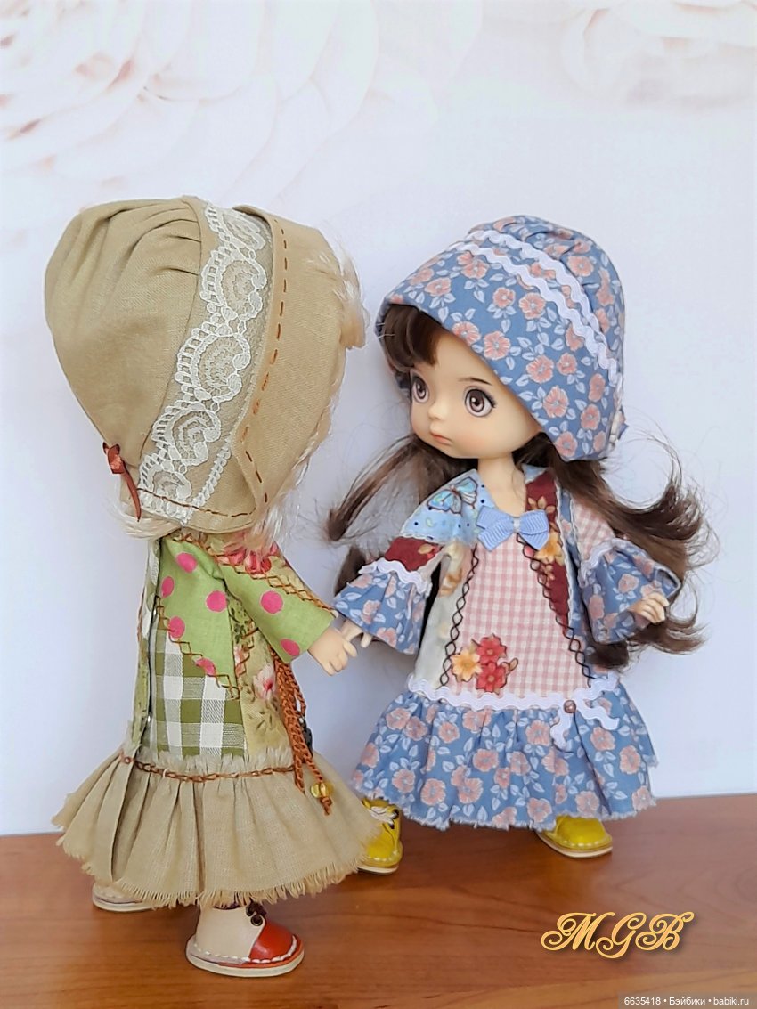 Лоскутная одежда в гардеробе моих кукол (фото 6)