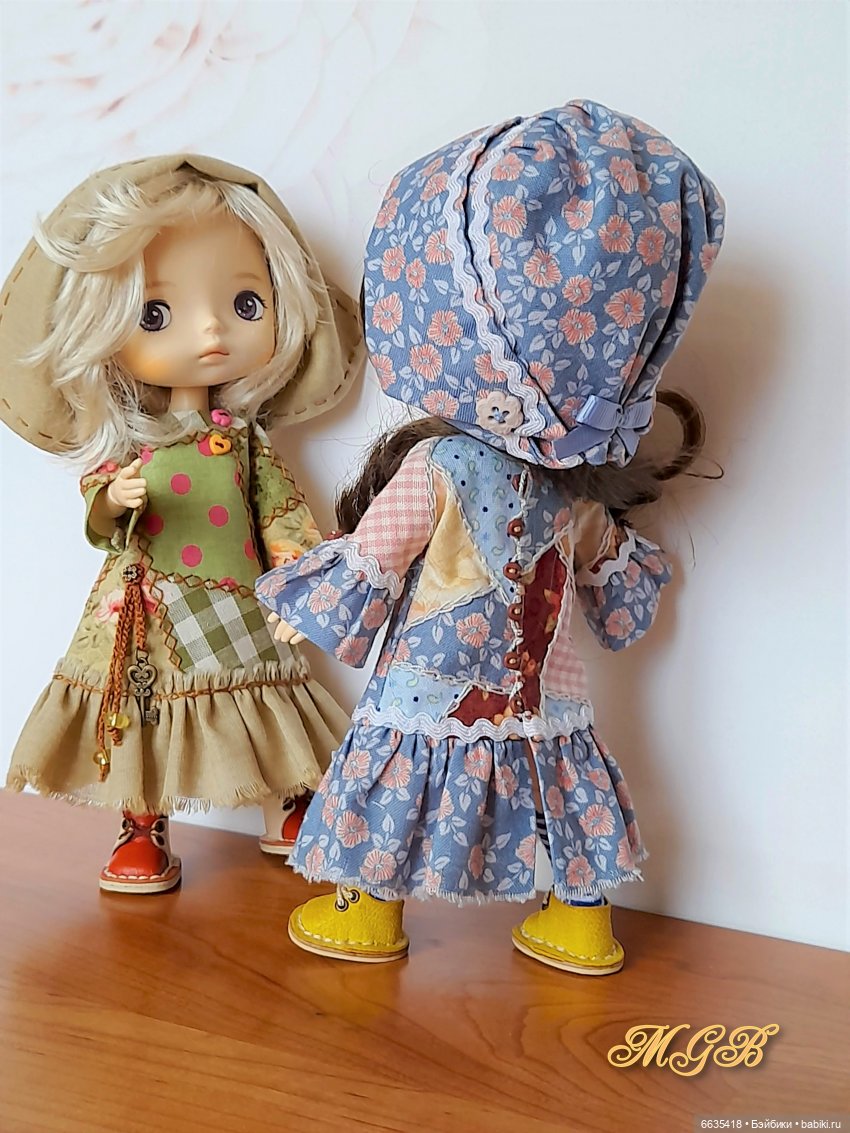 Лоскутная одежда в гардеробе моих кукол (фото 8)