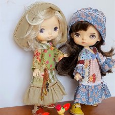 Лоскутная одежда в гардеробе моих кукол