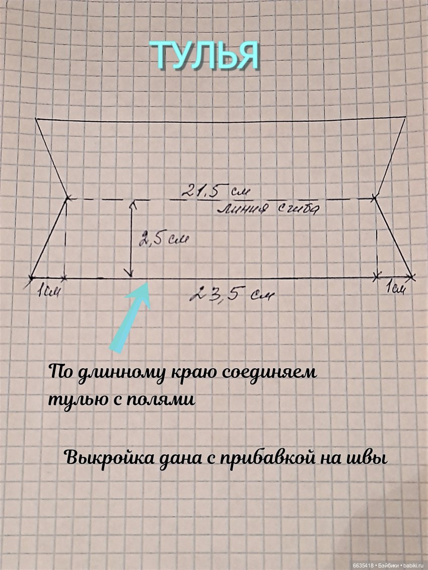 МК «Шьём шляпку, похожую на капор»