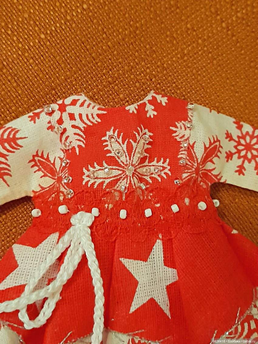 МК «Мой вариант платья с новогодней тематикой»