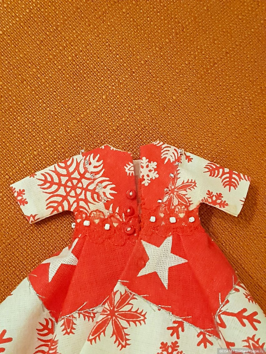 МК «Мой вариант платья с новогодней тематикой»