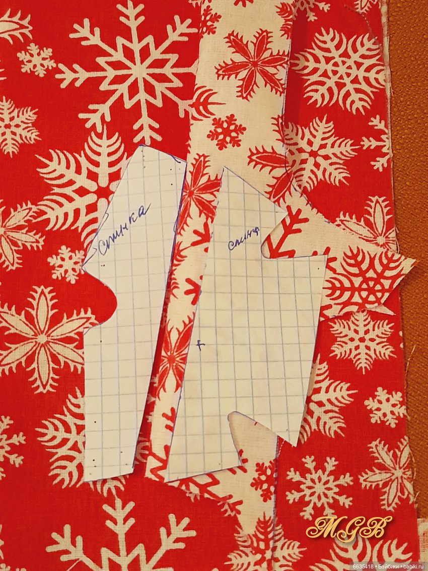 МК «Мой вариант платья с новогодней тематикой»