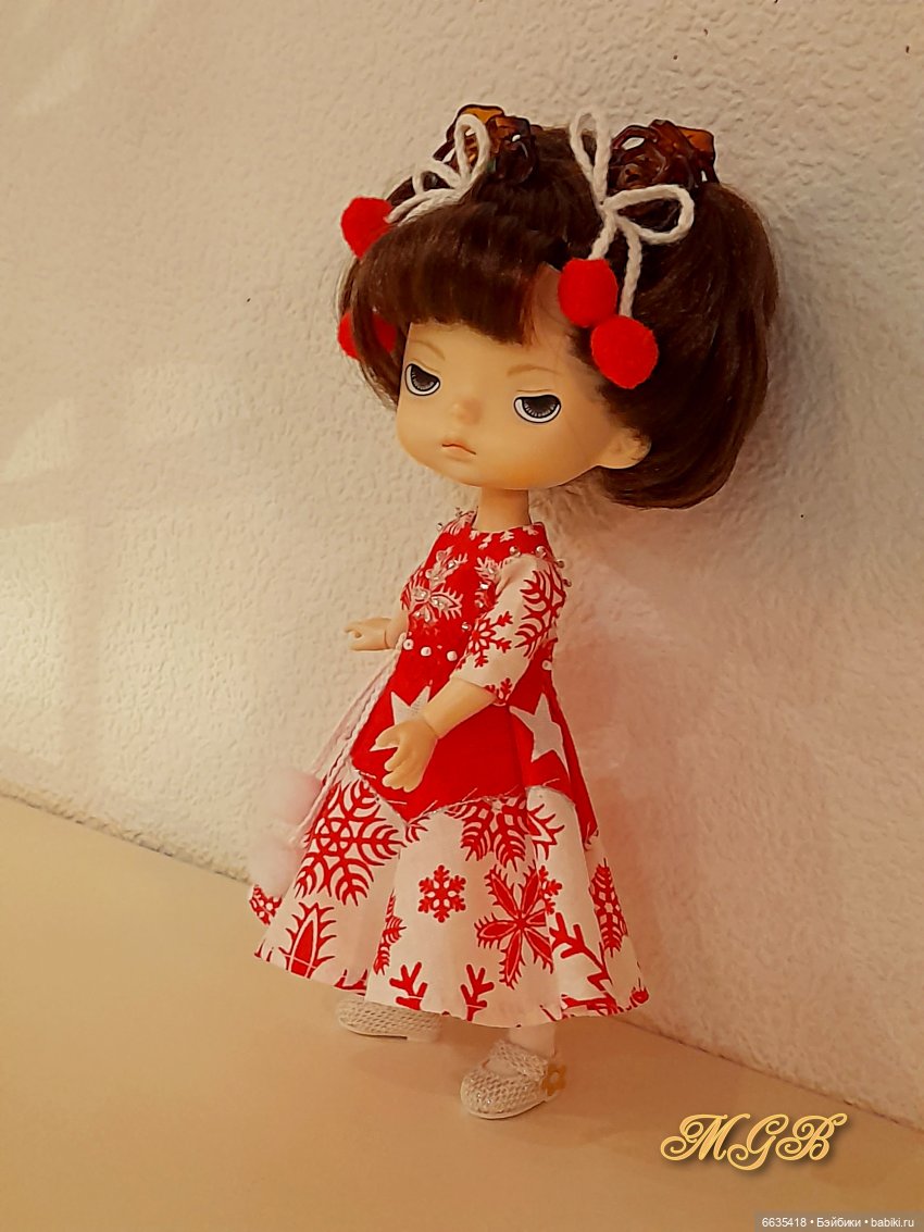 МК «Мой вариант платья с новогодней тематикой» (фото 4)