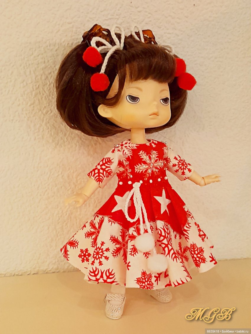 МК «Мой вариант платья с новогодней тематикой» (фото 2)