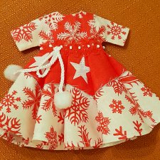 МК «Мой вариант платья с новогодней тематикой»