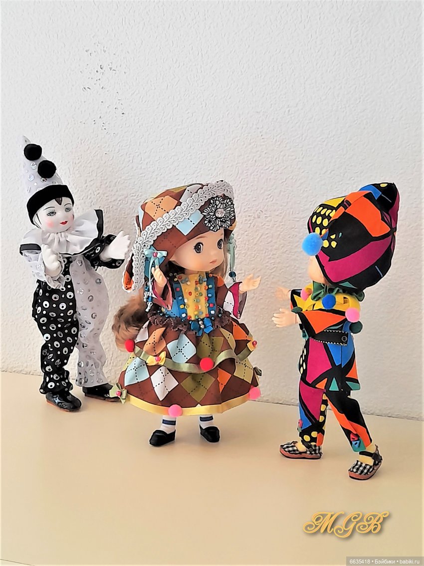 Пьеро, Арлекин и Коломбина | Бэйбики Пьеро, Арлекин и Коломбина