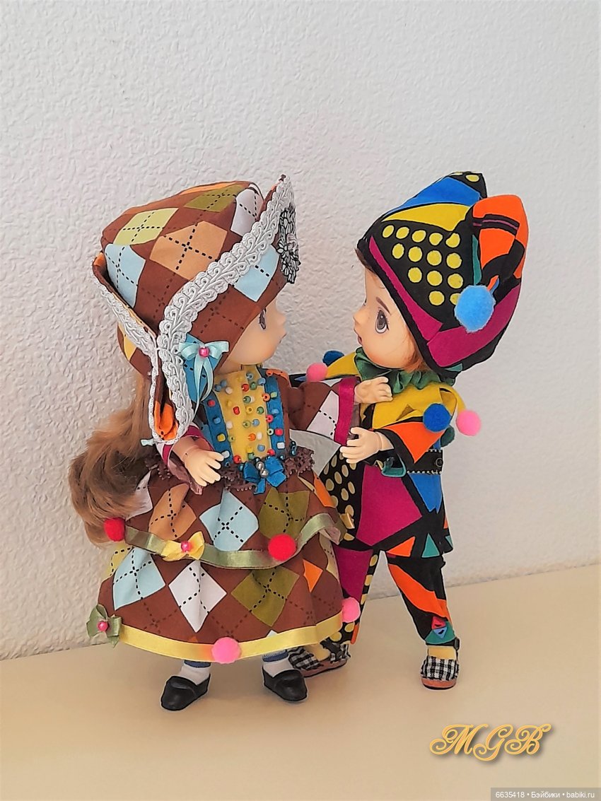 Пьеро, Арлекин и Коломбина | Бэйбики Пьеро, Арлекин и Коломбина