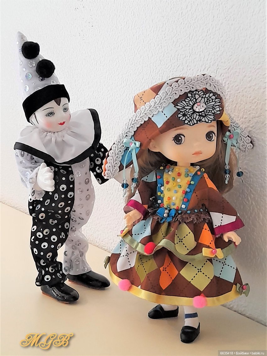 Пьеро, Арлекин и Коломбина | Бэйбики Пьеро, Арлекин и Коломбина (фото 5)