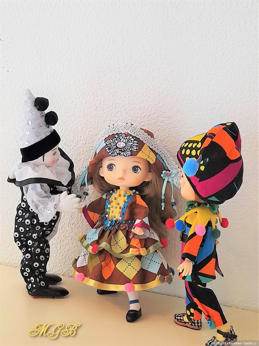 Пьеро, Арлекин и Коломбина | Бэйбики Пьеро, Арлекин и Коломбина