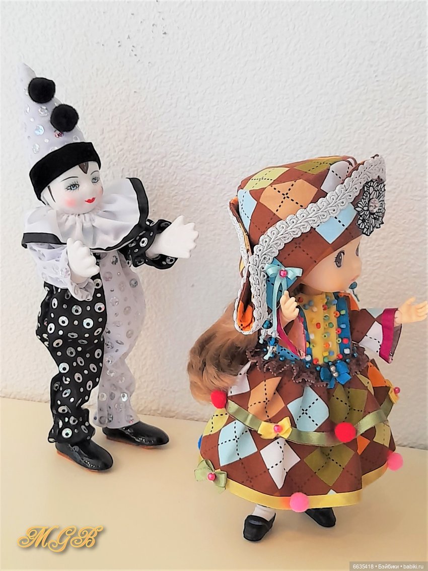 Пьеро, Арлекин и Коломбина | Бэйбики Пьеро, Арлекин и Коломбина (фото 9)